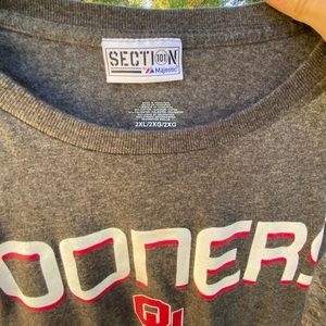 Womens OU Sooners t-shirt / worn as dress 😉.